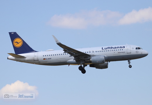 D-AIUO, Airbus A320-214, Deutsche Lufthansa