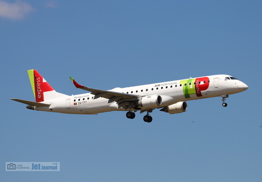 CS-TTY, Embaer ERJ-195AR / ERJ-190-200, TAP Portugal