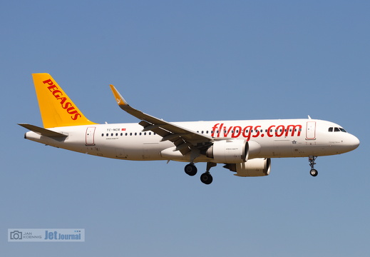 TC-NCR, Airbus A320-251, Pegasus Airlines