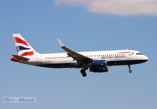 G-EUYS, A320-232, British Airways