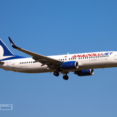 TC-JFY, Boeing 737-8F2, Anadolujet (1345 відвідувань) TC-JFY, Boeing 737-8F2, Anadolujet