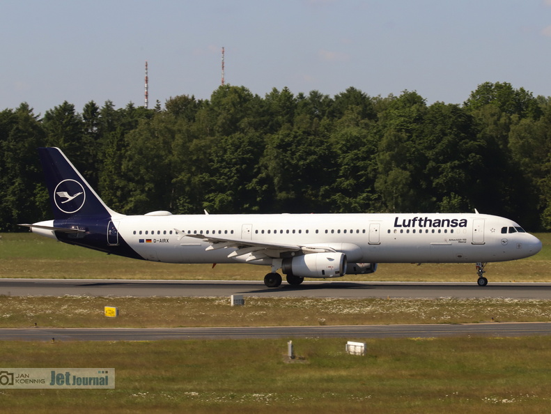 D-AIRX, Airbus A321-131, Deutsche Lufthansa