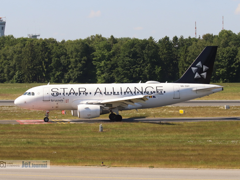 OO-SSY, Airbus A319-112, Brusseles Airlines