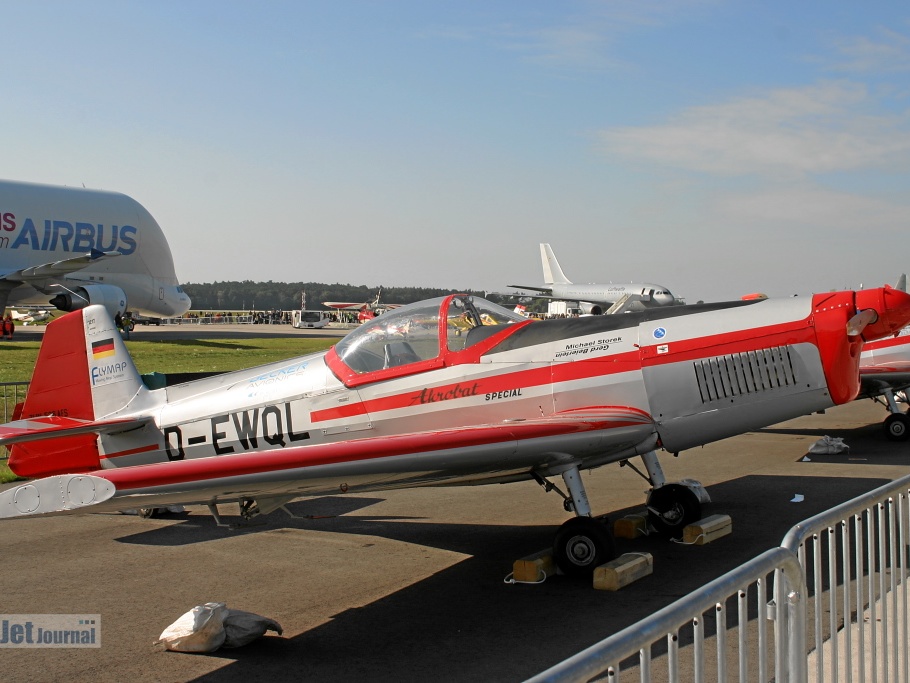 D-EWQL, Z-526 Akrobat (464 visits) D-EWQL, Z-526 Akrobat