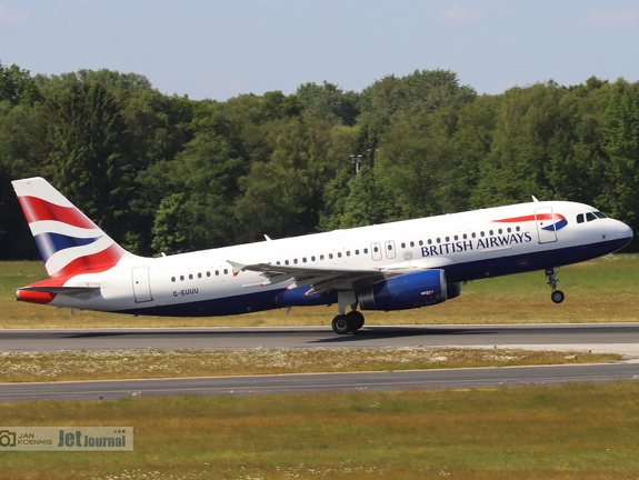 G-EUUU, Airbis A320-232, Britisch Airways (799 відвідувань) Du kannst eine Datei zu diesem Foto zur eigenen Verwendung erwerben:
Klicke hier, um die Webseite ... G-EUUU, Airbis A320-232, Britisch Airways